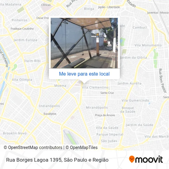 Rua Borges Lagoa 1395 mapa