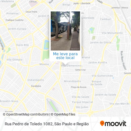 Rua Pedro de Toledo 1082 mapa