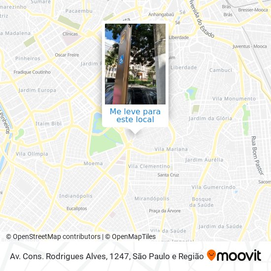 Av. Cons. Rodrigues Alves, 1247 mapa