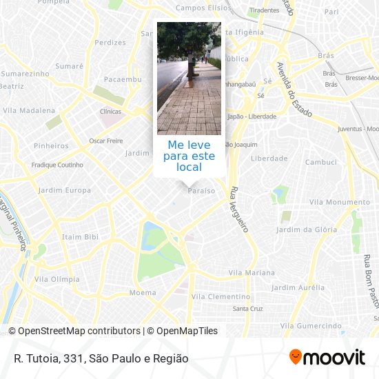 R. Tutoia, 331 mapa