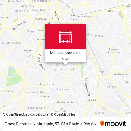 Praça Florence Nightingale, 57 mapa