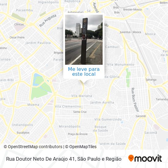 Rua Doutor Neto De Araújo 41 mapa