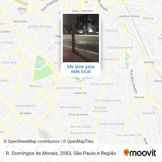 R. Domingos de Morais, 2083 mapa