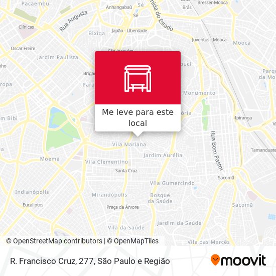 R. Francisco Cruz, 277 mapa