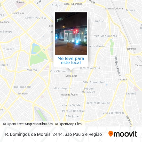 R. Domingos de Morais, 2444 mapa