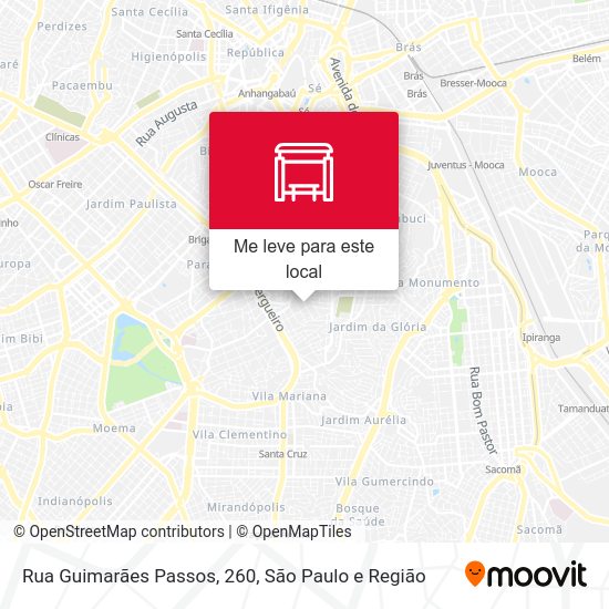 Rua Guimarães Passos, 260 mapa