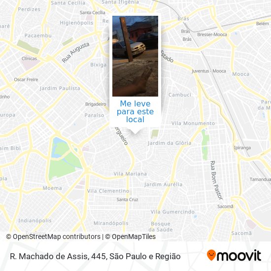 R. Machado de Assis, 445 mapa