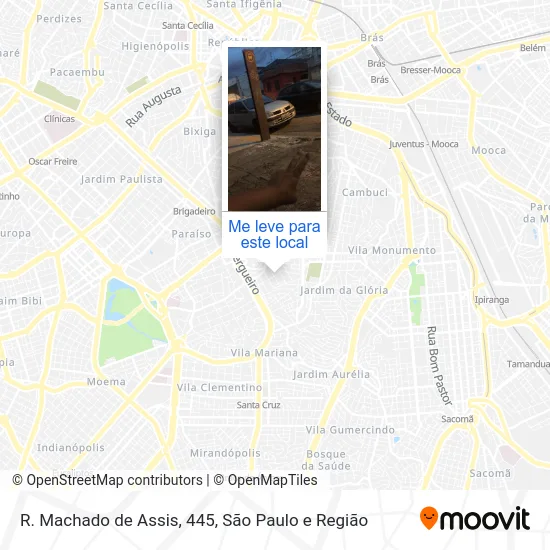 R. Machado de Assis, 445 mapa