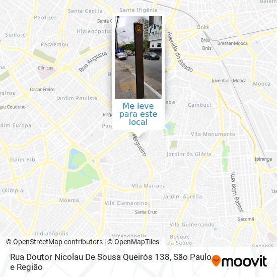 Rua Doutor Nicolau De Sousa Queirós 138 mapa