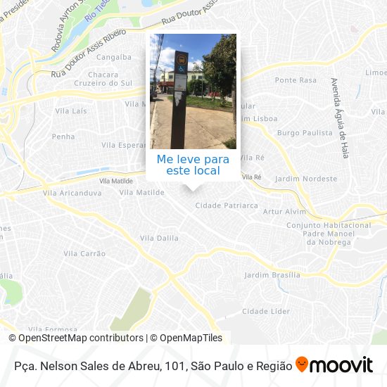 Pça. Nelson Sales de Abreu, 101 mapa