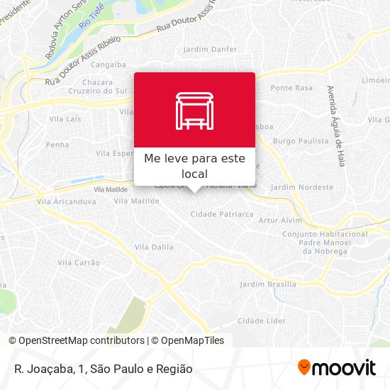 R. Joaçaba, 1 mapa