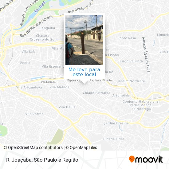 R. Joaçaba mapa