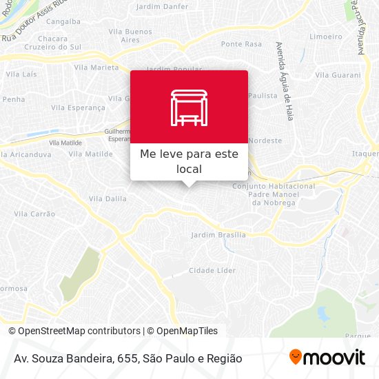 Av. Souza Bandeira, 655 mapa