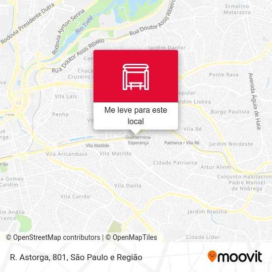 R. Astorga, 801 mapa