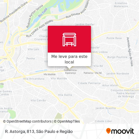 R. Astorga, 813 mapa