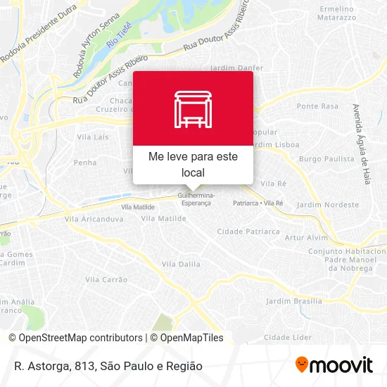 R. Astorga, 813 mapa