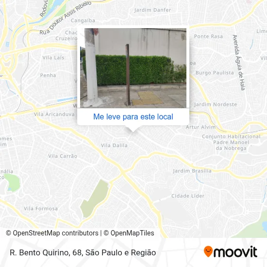 R. Bento Quirino, 68 mapa
