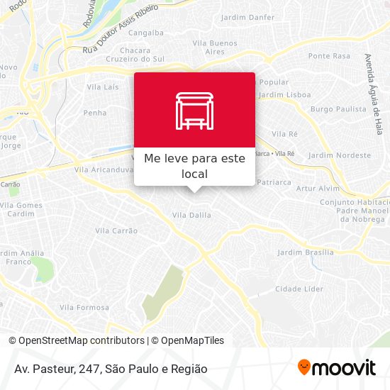 Av. Pasteur, 247 mapa