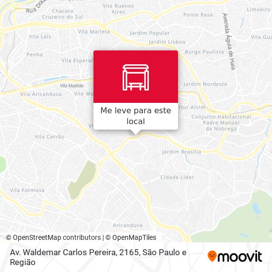 Av. Waldemar Carlos Pereira, 2165 mapa