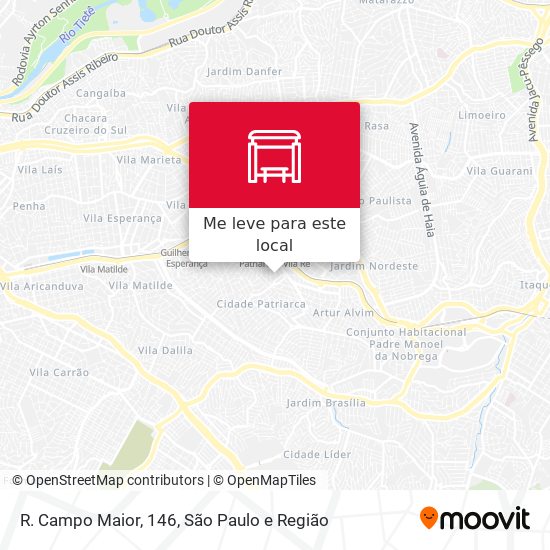 R. Campo Maior, 146 mapa