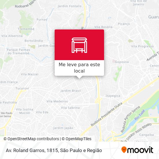 Av. Roland Garros, 1815 mapa