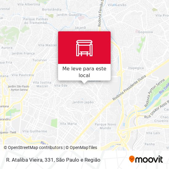 R. Ataliba Vieira, 331 mapa