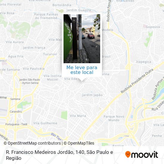 R. Francisco Medeiros Jordão, 140 mapa