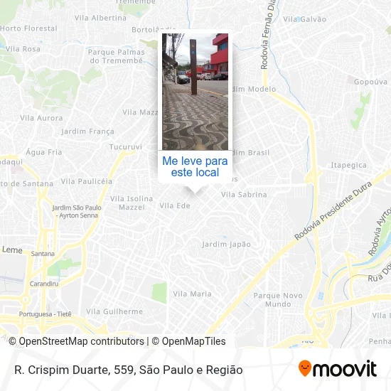 R. Crispim Duarte, 559 mapa