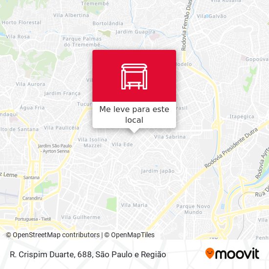 R. Crispim Duarte, 688 mapa