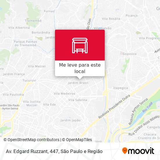 Av. Edgard Ruzzant, 447 mapa