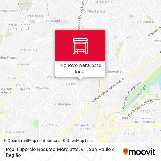 Pça. Lupércio Basseto Morelatto, 91 mapa