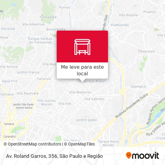 Av. Roland Garros, 356 mapa