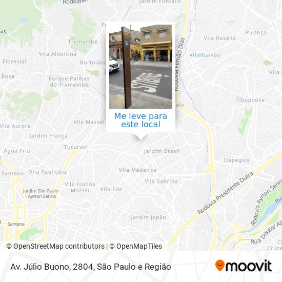 Av. Júlio Buono, 2804 mapa