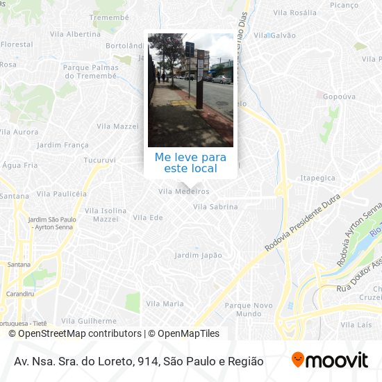 Av. Nsa. Sra. do Loreto, 914 mapa