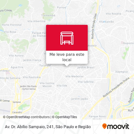 Av. Dr. Abílio Sampaio, 241 mapa