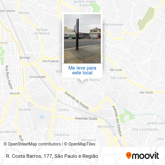 R. Costa Barros, 177 mapa