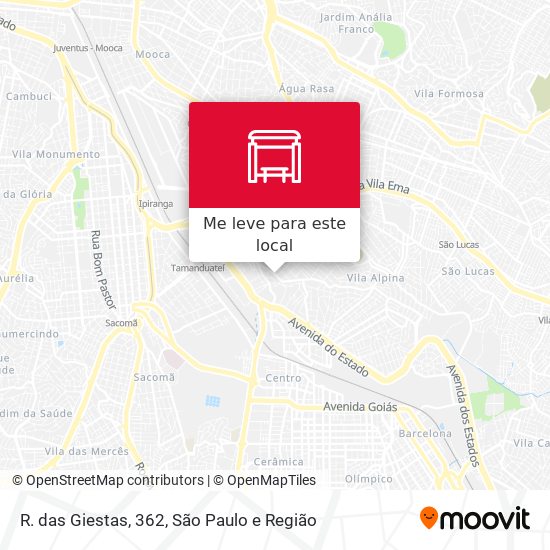 R. das Giestas, 362 mapa