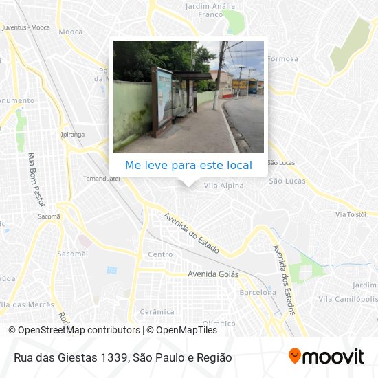 Rua das Giestas 1339 mapa