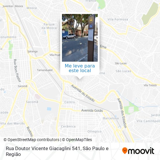 Rua Doutor Vicente Giacaglini 541 mapa