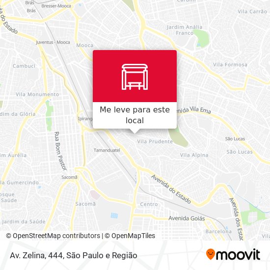 Av. Zelina, 444 mapa