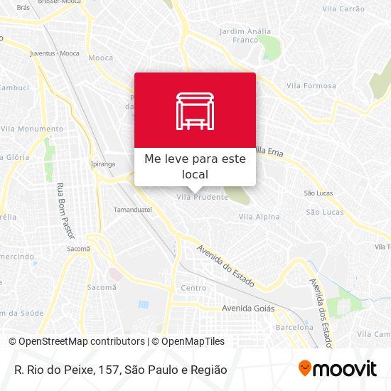 R. Rio do Peixe, 157 mapa