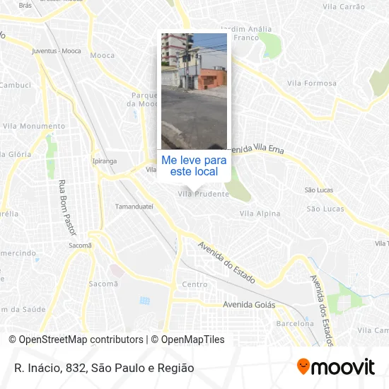 R. Inácio, 832 mapa
