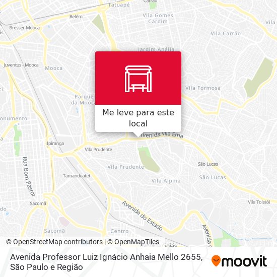 Avenida Professor Luiz Ignácio Anhaia Mello 2655 mapa