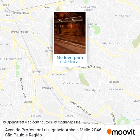 Avenida Professor Luiz Ignácio Anhaia Mello 2046 mapa