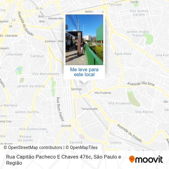 Rua Capitão Pacheco E Chaves 476c mapa