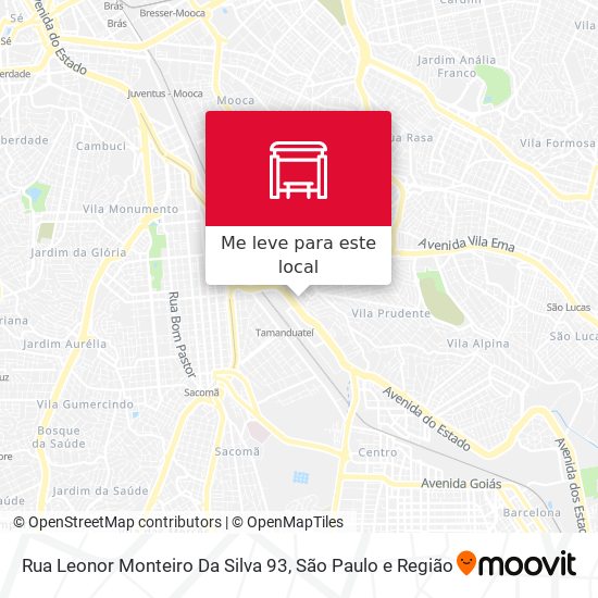 Rua Leonor Monteiro Da Silva 93 mapa