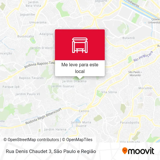 Rua Denis Chaudet 3 mapa