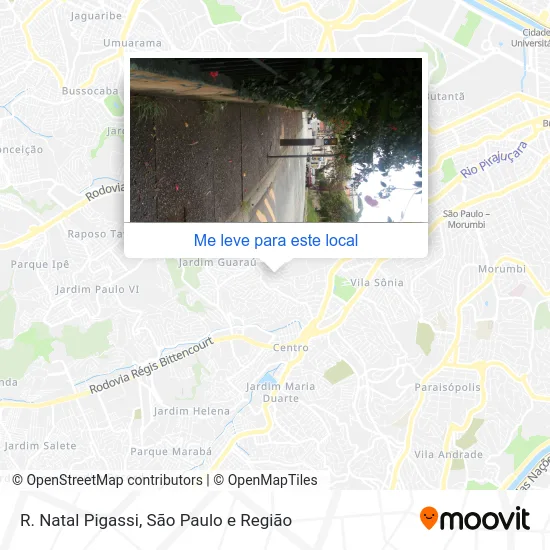 R. Natal Pigassi mapa