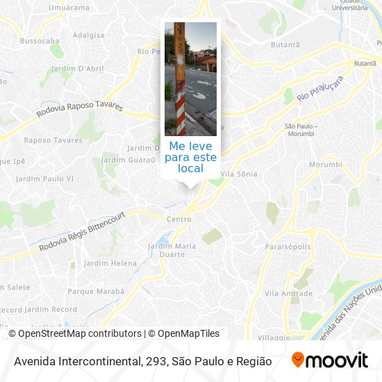 Avenida Intercontinental, 293 mapa