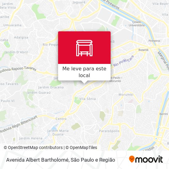 Avenida Albert Bartholomé mapa